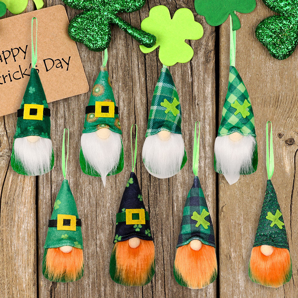 4pcs st patricks day gnomes