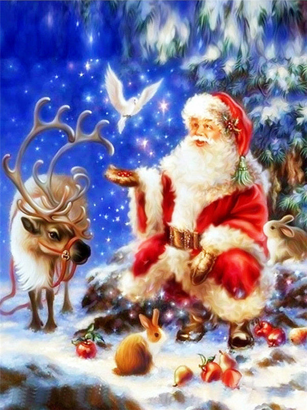Santa Full Square Embroidery Diamond Art