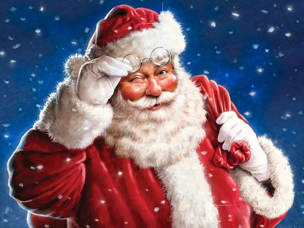 Santa Full Square Embroidery Diamond Art