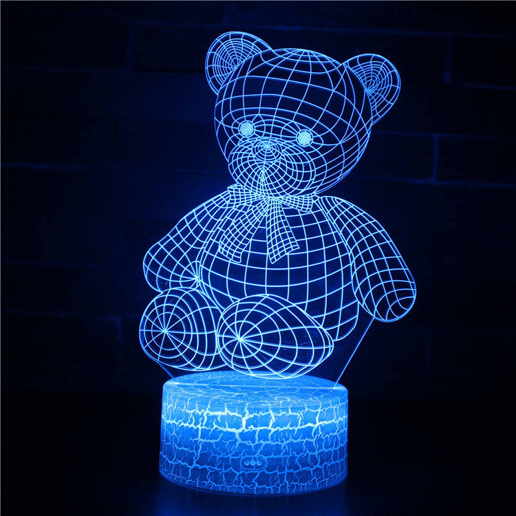 Colorful touch remote control desk lamp