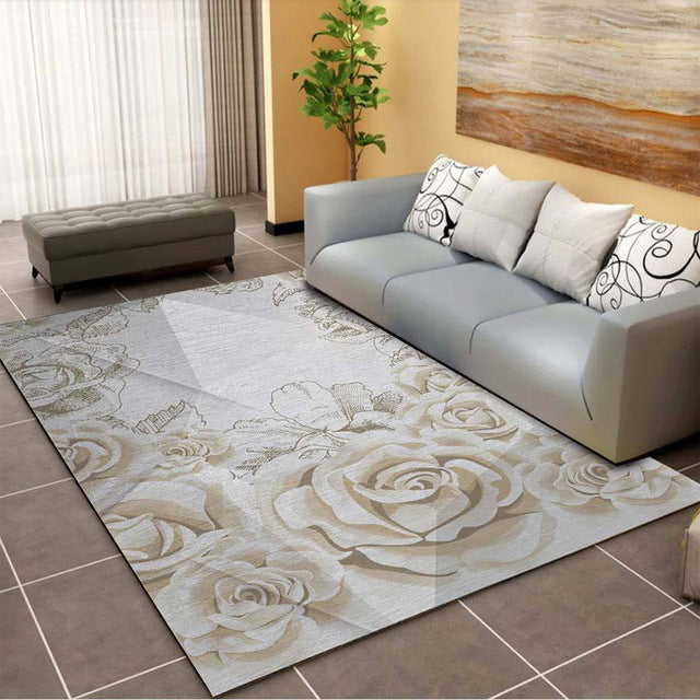 Abstract Flower Art Carpet