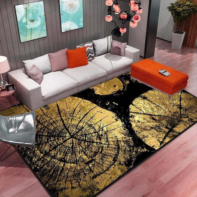 Abstract Flower Art Carpet