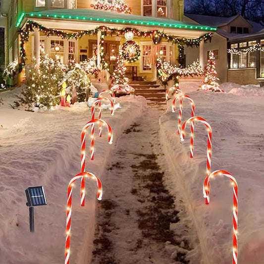 Solar Christmas stake lights
