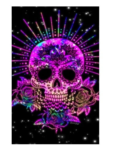 Diamond Painting Horror Skull Art Mosaic