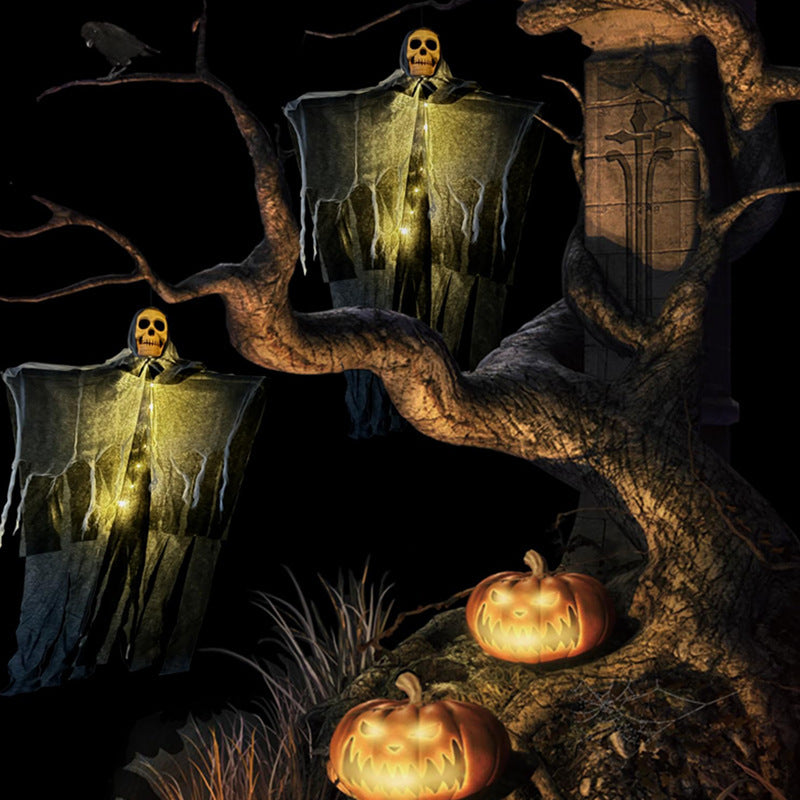 Hanging Ghost Skull Skeleton