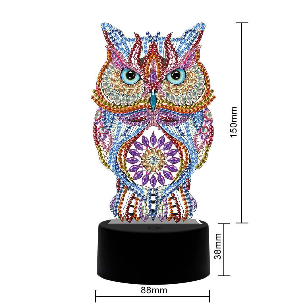 LED colorful colour changing diamond painting