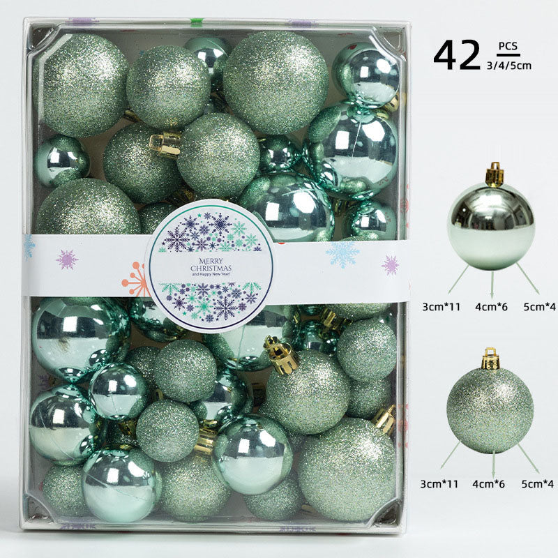 42pcs Christmas Tree baubles