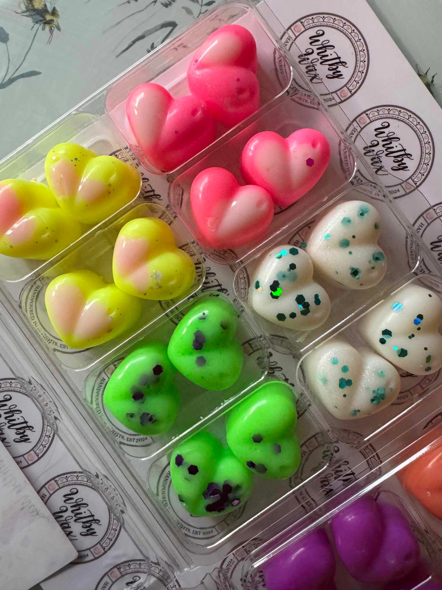 Wax melt sample box