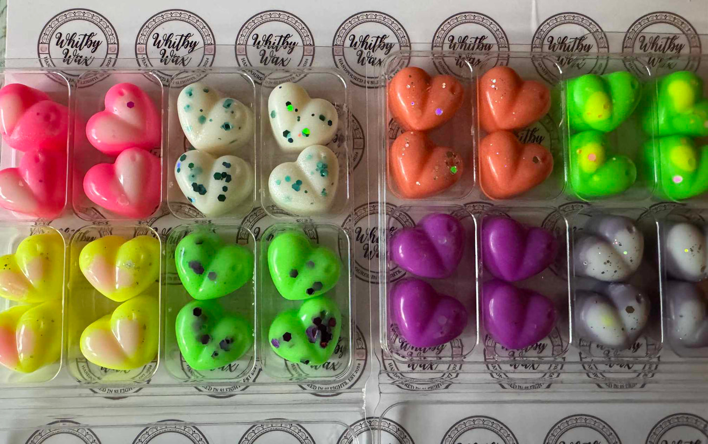 Wax melt sample box