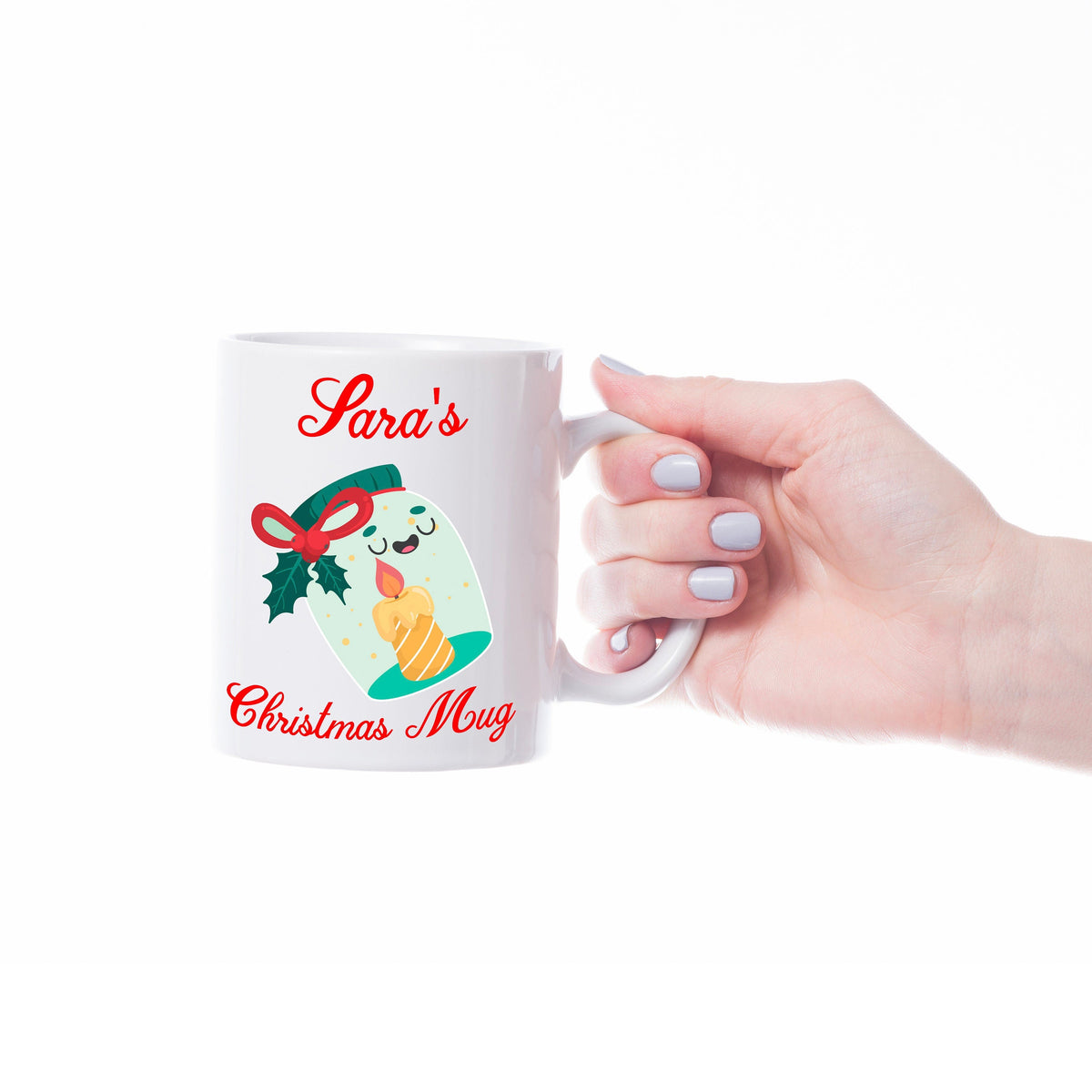 Personalised Christmas Mug – Perfect Gift for Bookworms and Holiday Lovers!