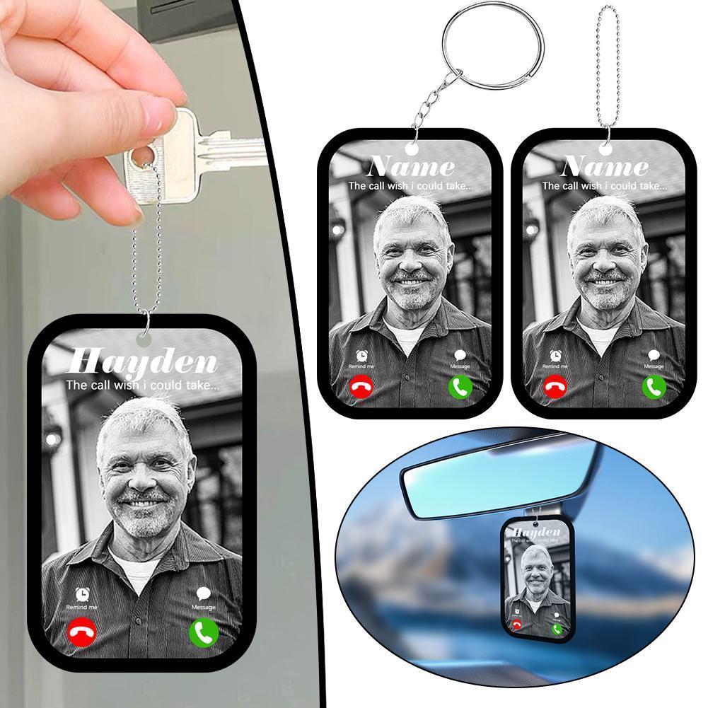 Acrylic Personalised Photo Keychain