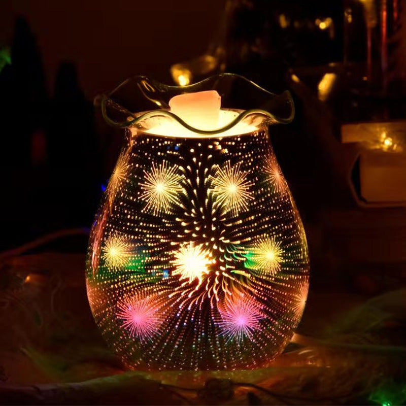 3D glass melting lamp