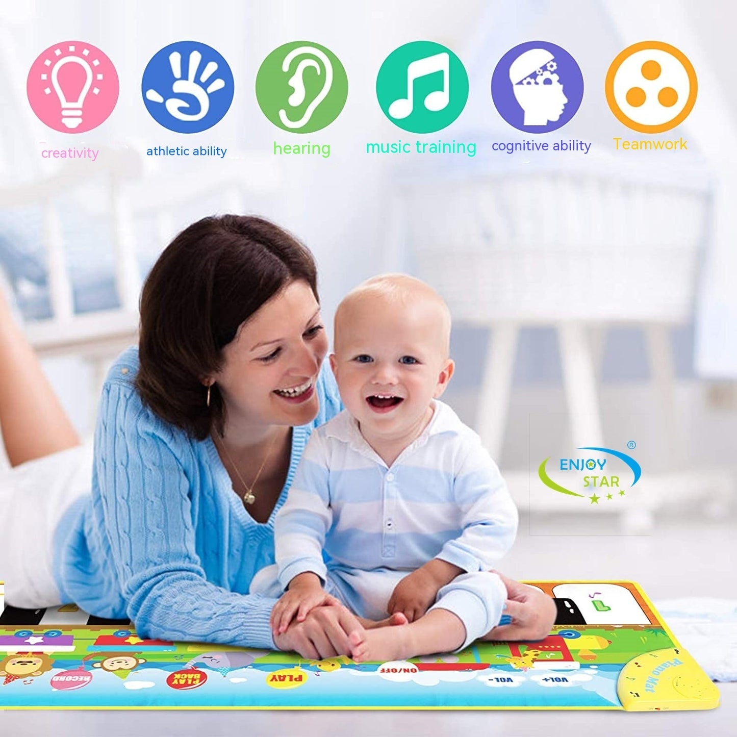 Baby mat piano toy