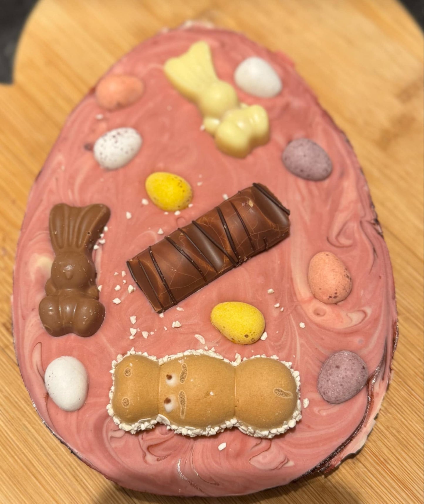 easter topped eggs