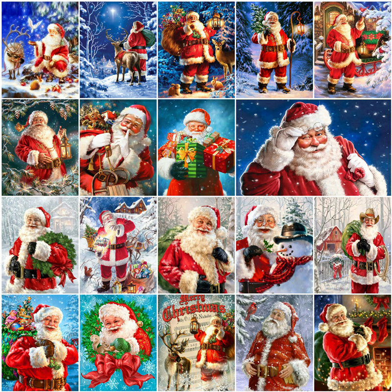 Santa Full Square Embroidery Diamond Art