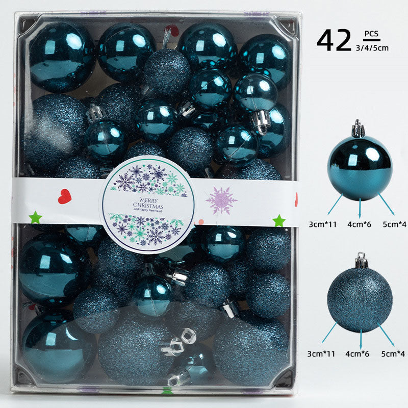 42pcs Christmas Tree baubles