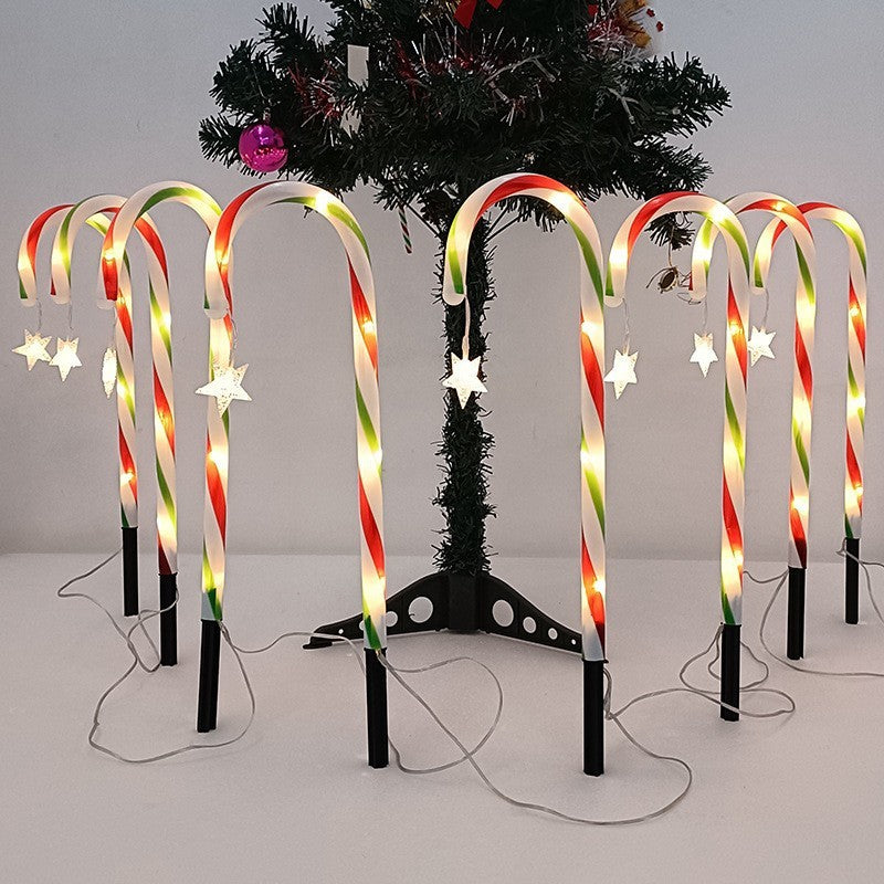 Solar Christmas stake lights