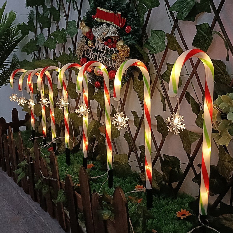 Solar Christmas stake lights