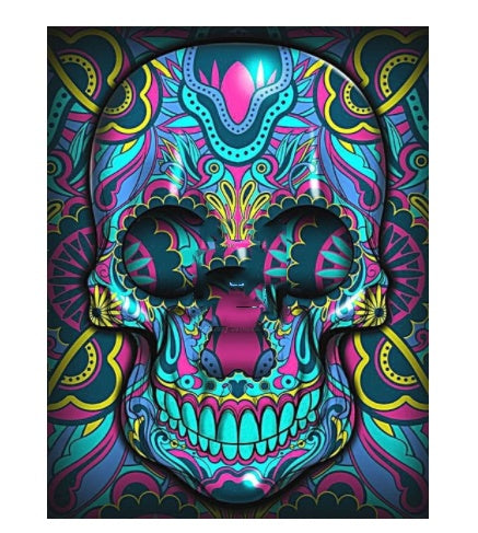 Diamond Painting Horror Skull Art Mosaic