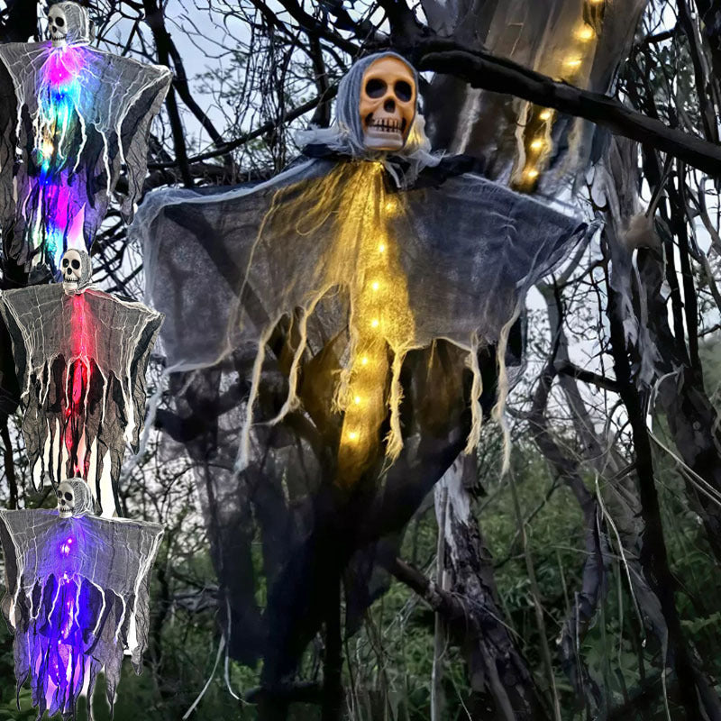 Hanging Ghost Skull Skeleton