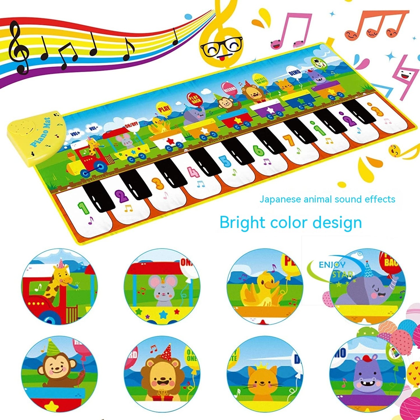 Baby mat piano toy