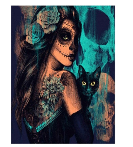 Diamond Painting Horror Skull Art Mosaic