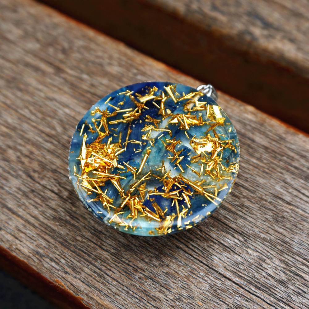 Handmade Epoxy Ogan Energy Gem Pendant