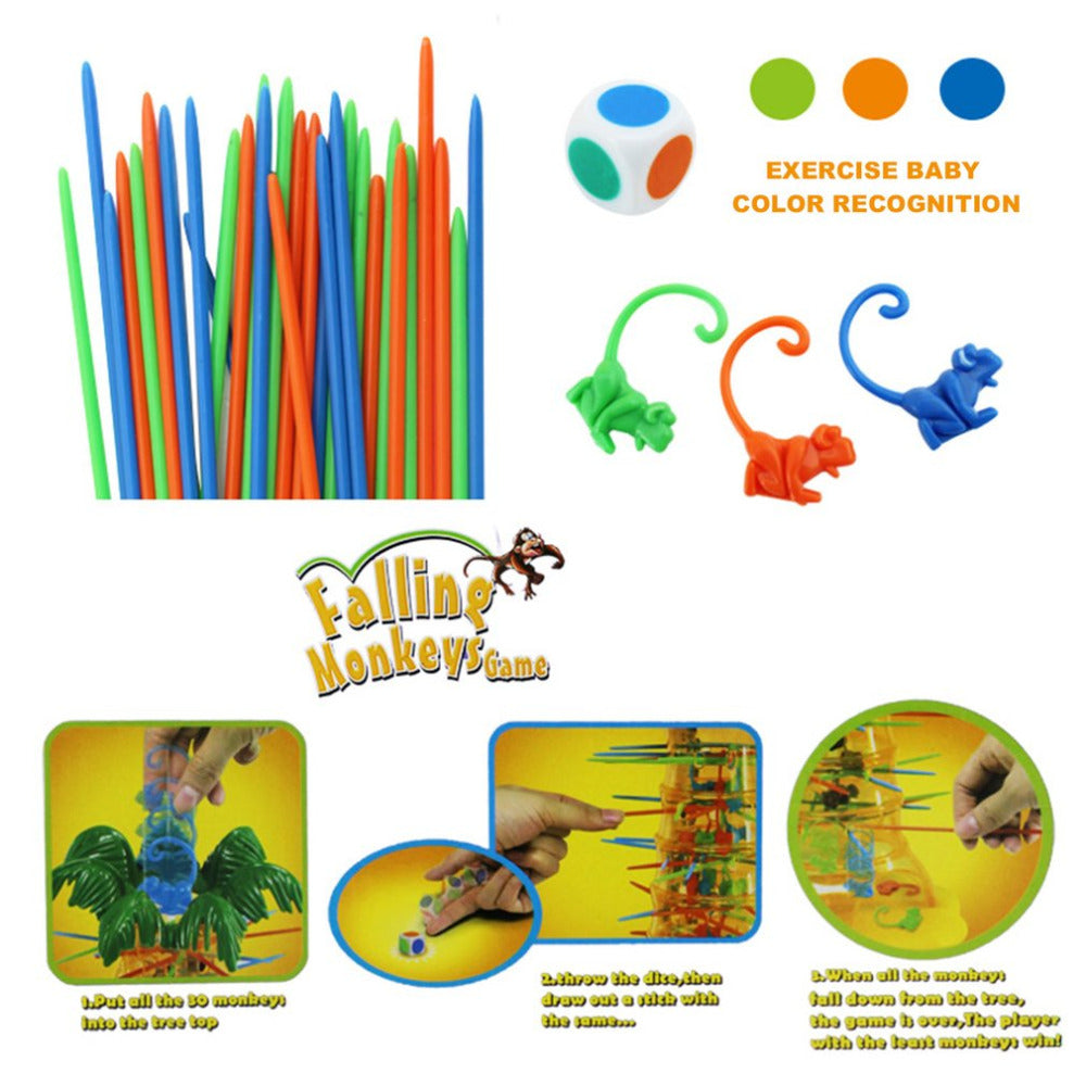 Monkey Falling Monkeys Interaction Board Game