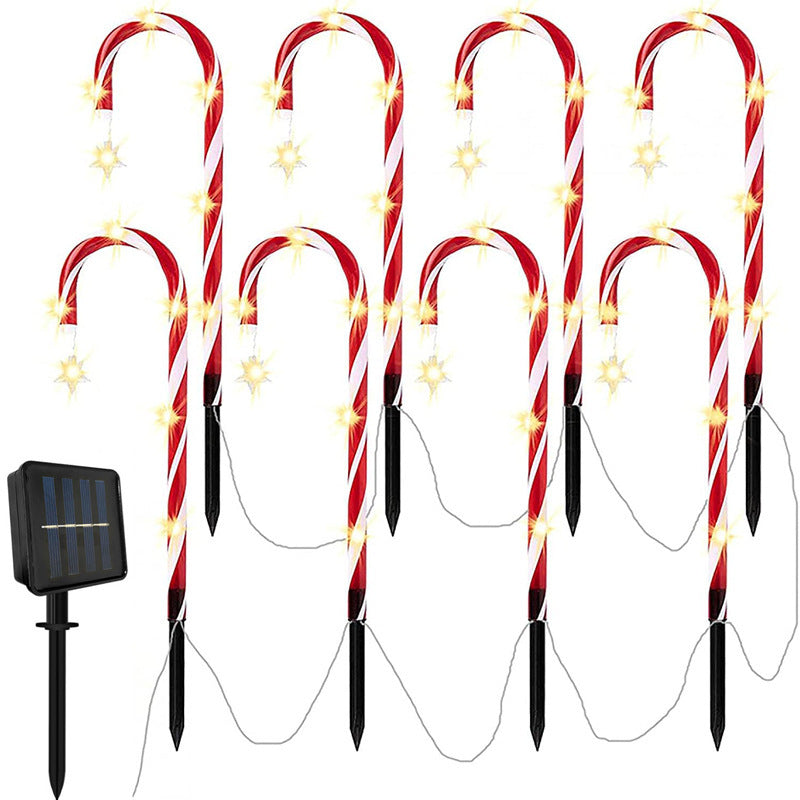 Solar Christmas stake lights