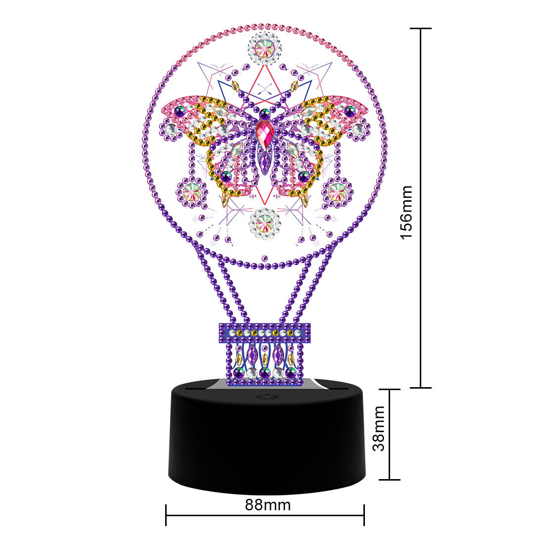 LED colorful colour changing diamond painting