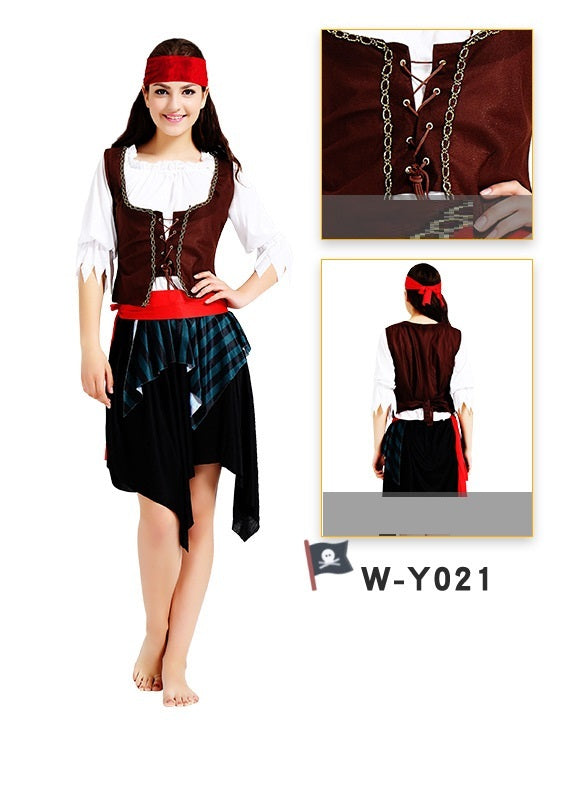 Pirate costume men and women