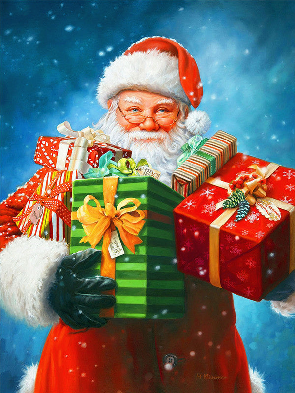 Santa Full Square Embroidery Diamond Art