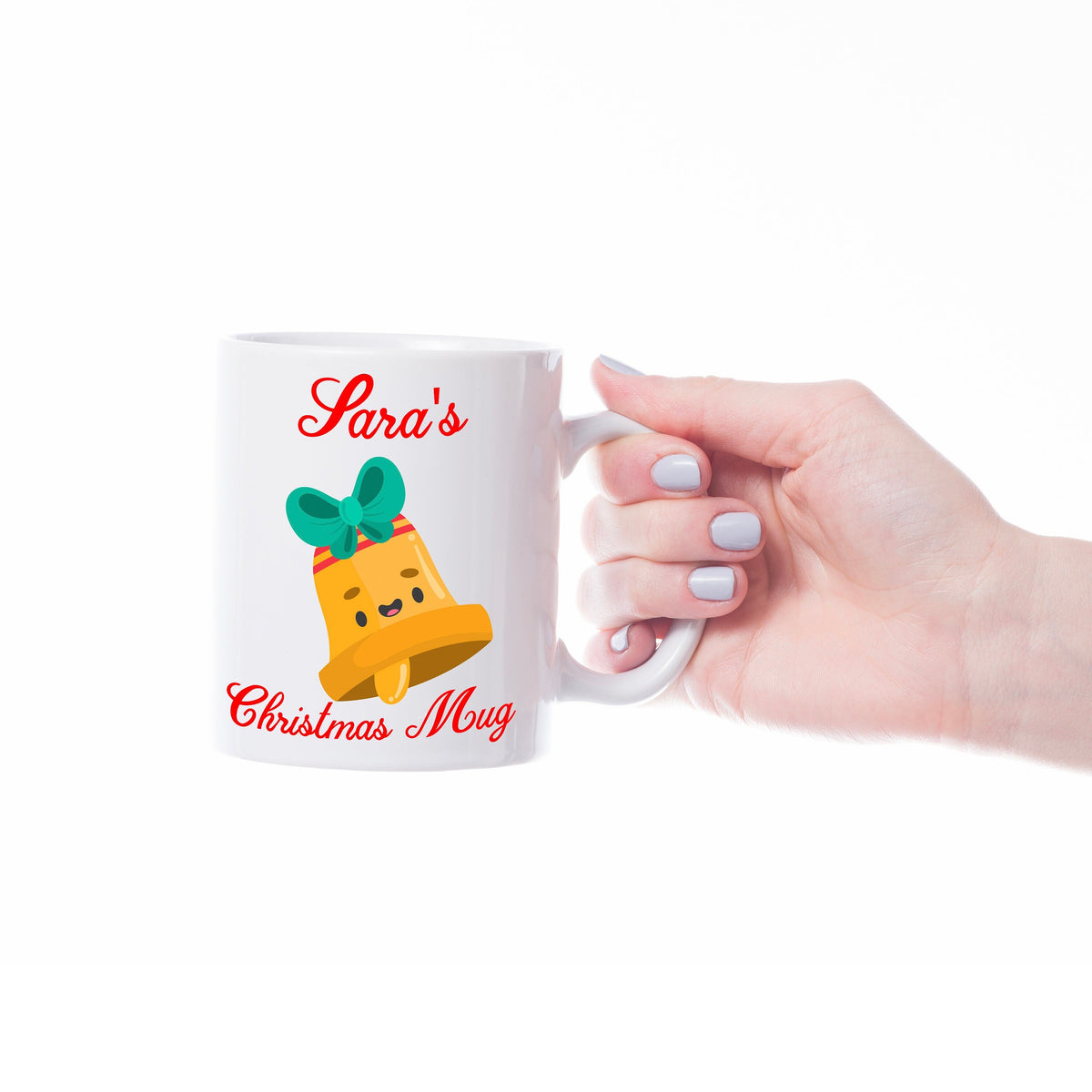 Personalised Christmas Mug – Perfect Gift for Bookworms and Holiday Lovers!