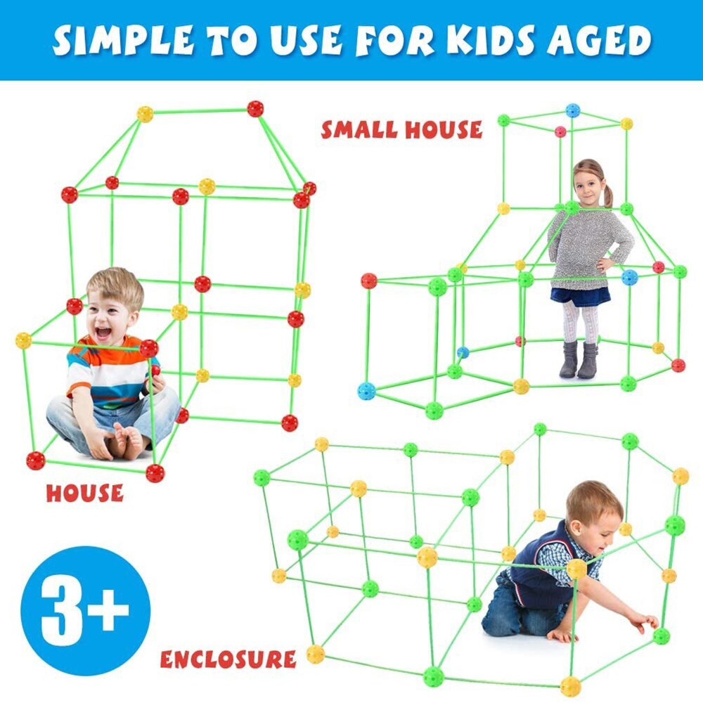 Kids Construction Fort Building