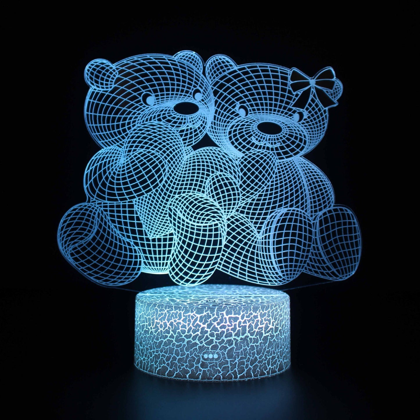 Colorful touch remote control desk lamp
