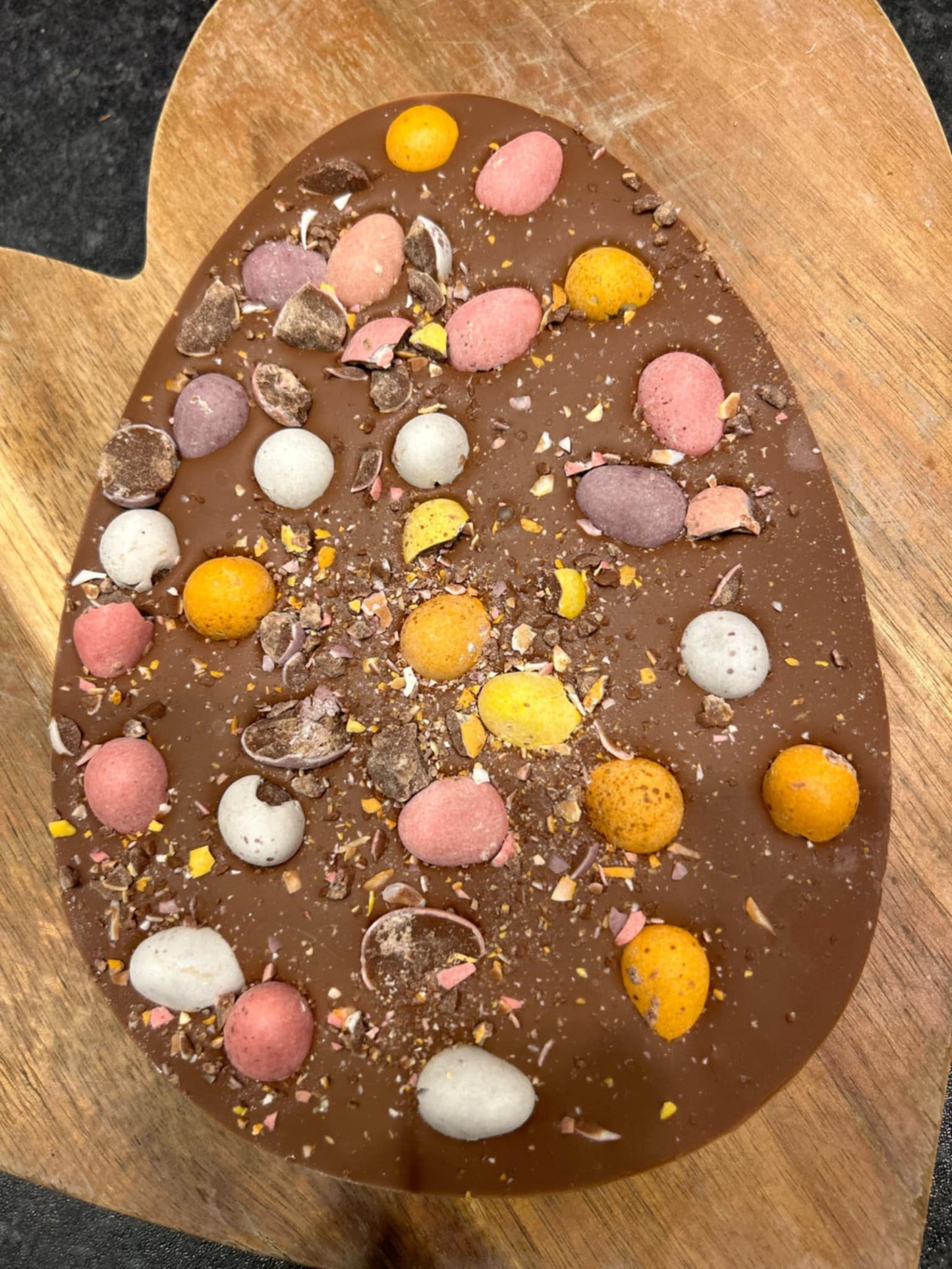 easter topped eggs