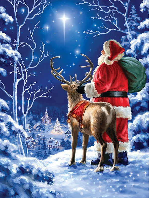 Santa Full Square Embroidery Diamond Art