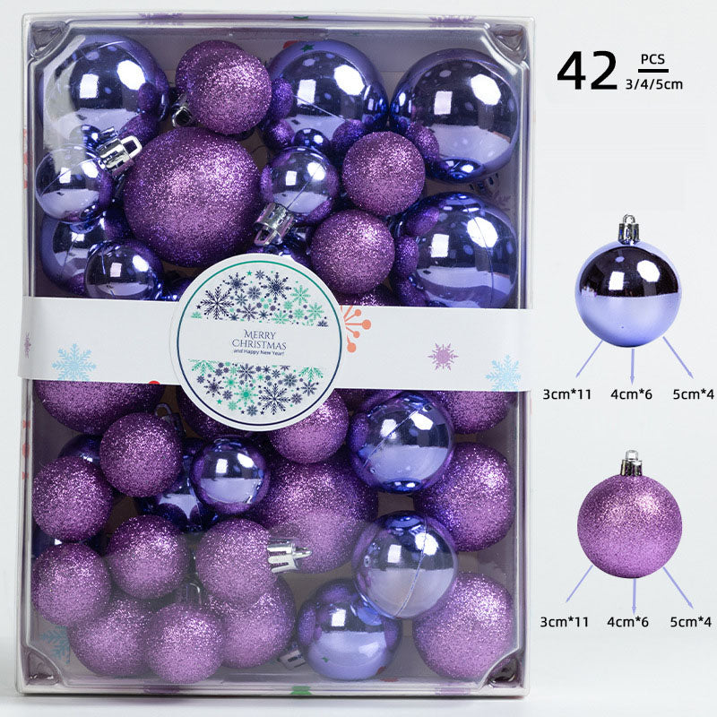 42pcs Christmas Tree baubles