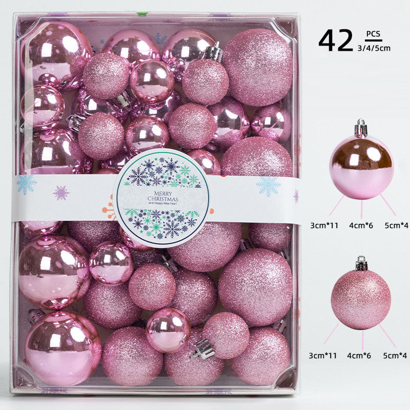 42pcs Christmas Tree baubles