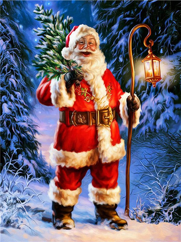 Santa Full Square Embroidery Diamond Art