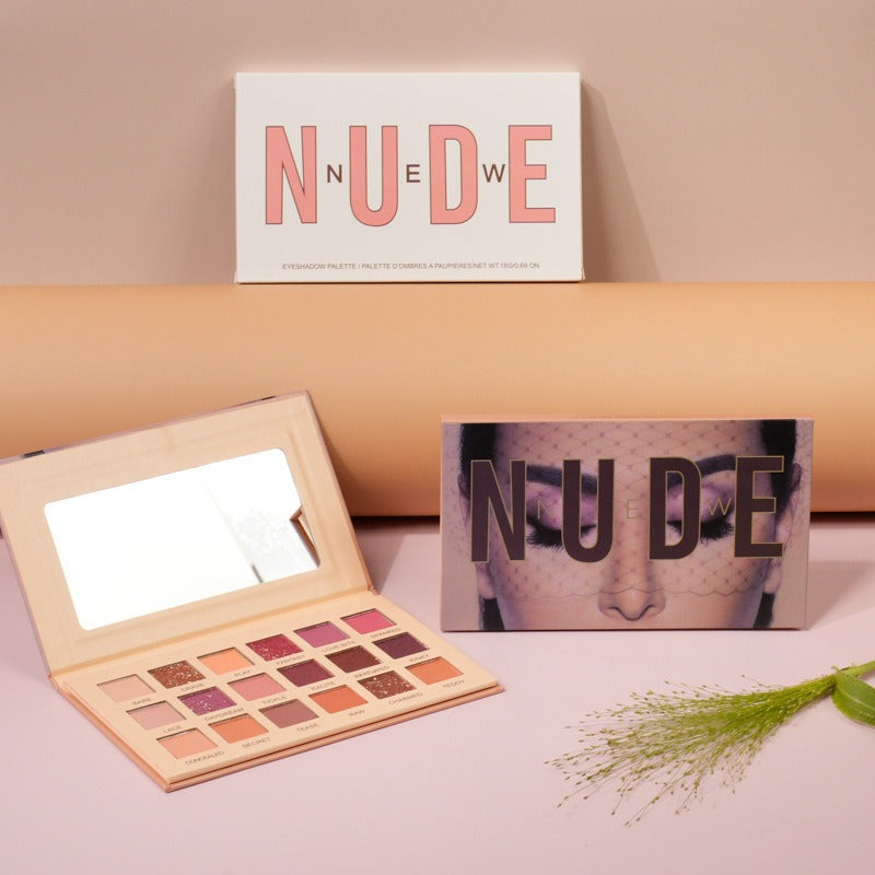 18-color Desert Rose Matte Pearlescent Eyeshadow Palette