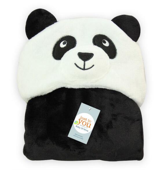 Soft Hooded Animal Baby Bathrobe Towel