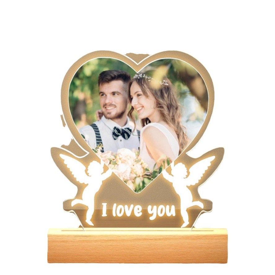 Valentine's Day Night Light Acrylic