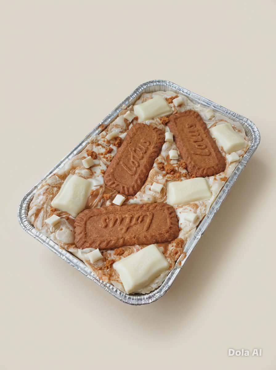 Biscoff & Milkybar Blondies