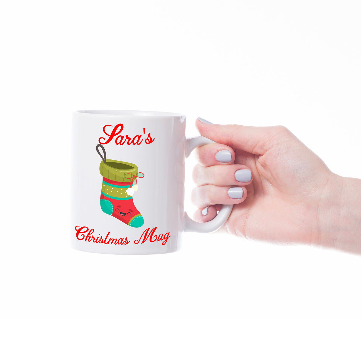 Personalised Christmas Mug – Perfect Gift for Bookworms and Holiday Lovers!