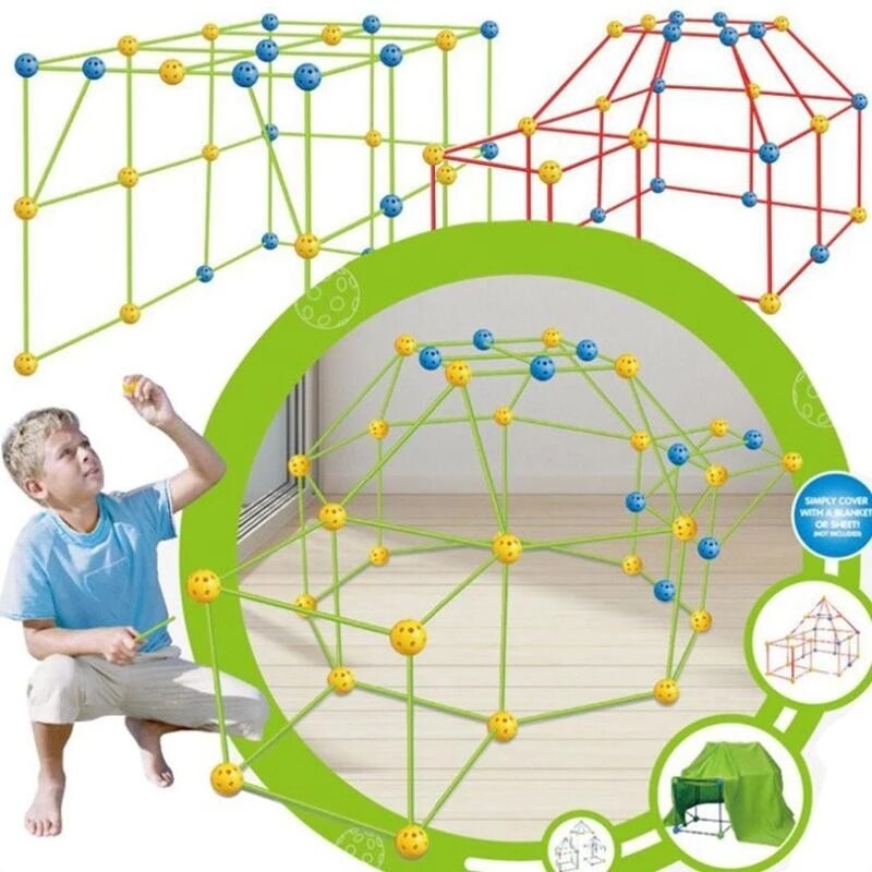 Kids Construction Fort Building