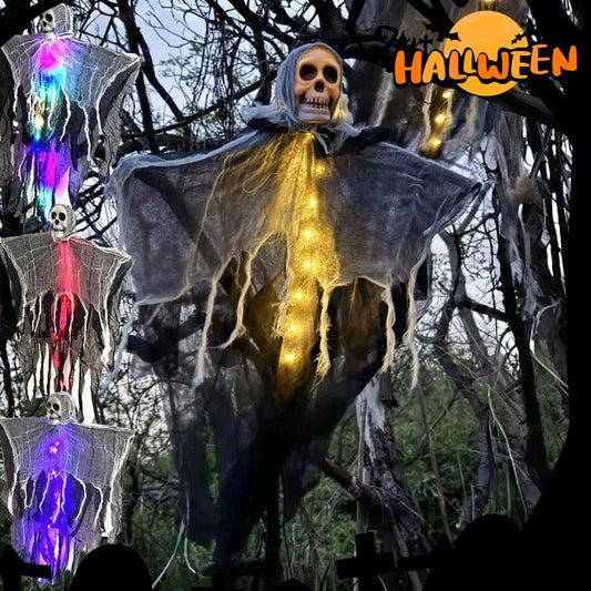 Hanging Ghost Skull Skeleton