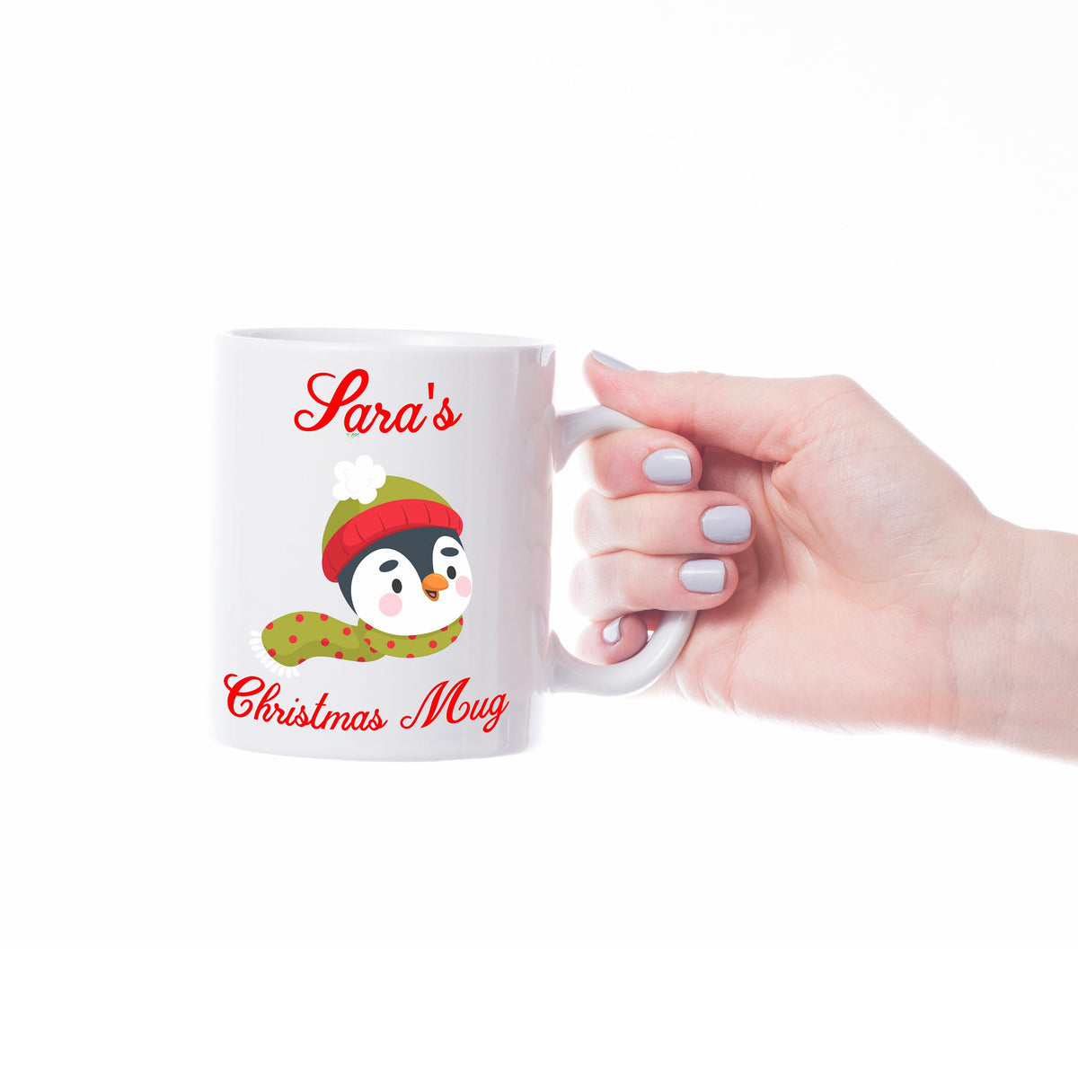 Personalised Christmas Mug – Perfect Gift for Bookworms and Holiday Lovers!