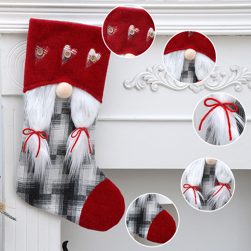 Christmas stocking gnome
