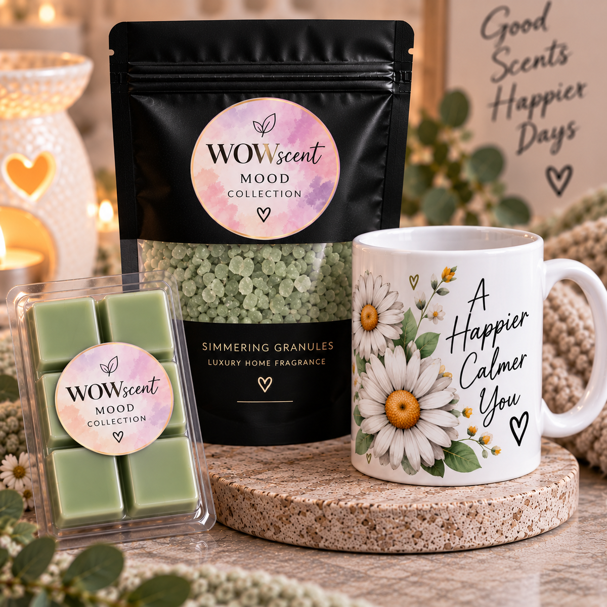 Relax, Unwind & Reset Gift Set | Mood Collection Self Care Bundle
